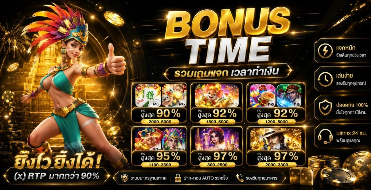 แบนเนอร์ G2G289 สล็อตพร้อมตัวละคร PG Soft